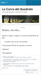Mobile Screenshot of lacurvadelquadrato.wordpress.com