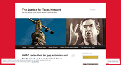 Desktop Screenshot of justicefortaxesnetwork.wordpress.com