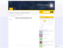 Tablet Screenshot of elcuartomundo.wordpress.com