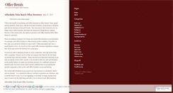 Desktop Screenshot of officeremix.wordpress.com