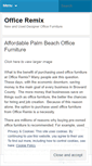 Mobile Screenshot of officeremix.wordpress.com