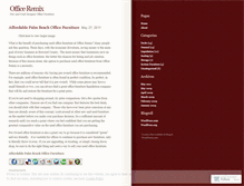 Tablet Screenshot of officeremix.wordpress.com