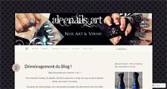 Desktop Screenshot of aleenails.wordpress.com