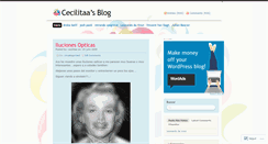 Desktop Screenshot of cecilitaa.wordpress.com