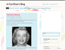 Tablet Screenshot of cecilitaa.wordpress.com