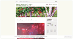 Desktop Screenshot of lifesanapple.wordpress.com