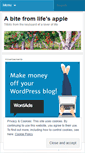 Mobile Screenshot of lifesanapple.wordpress.com