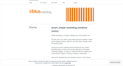 Desktop Screenshot of infokusmarketing.wordpress.com