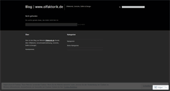 Desktop Screenshot of olfaktorik.wordpress.com