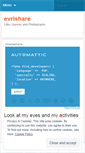Mobile Screenshot of evrishare.wordpress.com