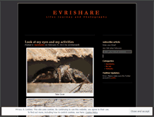 Tablet Screenshot of evrishare.wordpress.com