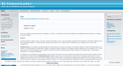 Desktop Screenshot of elcomunicador2010.wordpress.com
