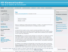 Tablet Screenshot of elcomunicador2010.wordpress.com