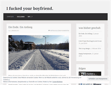 Tablet Screenshot of ifuckedyourboyfriend.wordpress.com