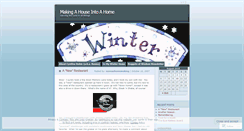 Desktop Screenshot of nannashomemaking.wordpress.com