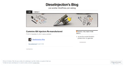 Desktop Screenshot of dieselinjection.wordpress.com