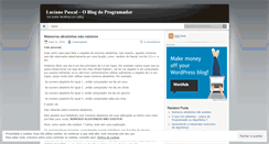Desktop Screenshot of lucianopascal.wordpress.com