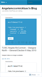 Mobile Screenshot of angelamccormicktusc.wordpress.com