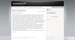 Desktop Screenshot of floridauforadio.wordpress.com