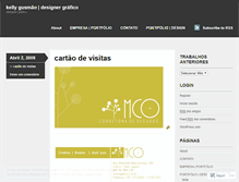 Tablet Screenshot of kellygusmaodesign.wordpress.com
