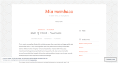 Desktop Screenshot of miamembaca.wordpress.com