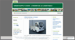 Desktop Screenshot of logistiqueverte.wordpress.com