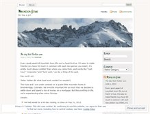Tablet Screenshot of mountaingirls.wordpress.com