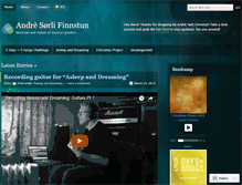 Tablet Screenshot of andrefinnstun.wordpress.com