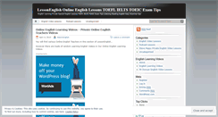 Desktop Screenshot of lessonenglish.wordpress.com