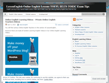 Tablet Screenshot of lessonenglish.wordpress.com