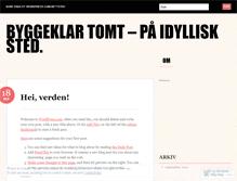 Tablet Screenshot of dennehyttakanblidin.wordpress.com