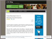 Tablet Screenshot of lcicblog.wordpress.com