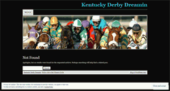 Desktop Screenshot of kentuckyderbydreamin.wordpress.com