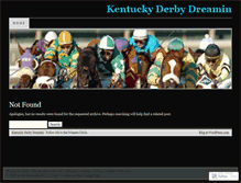 Tablet Screenshot of kentuckyderbydreamin.wordpress.com