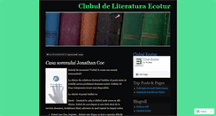 Desktop Screenshot of clubliteraturaecotur.wordpress.com