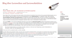 Desktop Screenshot of lernwelten.wordpress.com