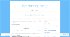 Desktop Screenshot of eventdesigneritaly.wordpress.com