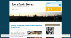 Desktop Screenshot of everydayinstereo.wordpress.com