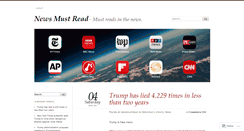 Desktop Screenshot of newsmustread.wordpress.com