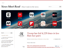 Tablet Screenshot of newsmustread.wordpress.com