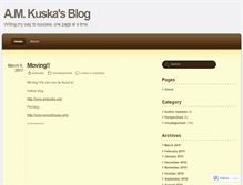 Tablet Screenshot of amkuska.wordpress.com