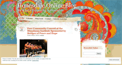 Desktop Screenshot of honesdale.wordpress.com