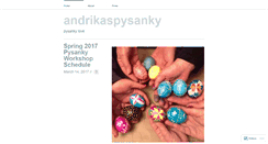 Desktop Screenshot of andrikaspysanky.wordpress.com