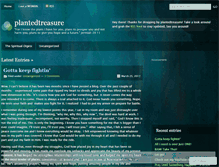 Tablet Screenshot of plantedtreasure.wordpress.com
