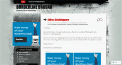 Desktop Screenshot of borderlinebrudar.wordpress.com