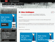 Tablet Screenshot of borderlinebrudar.wordpress.com
