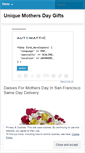Mobile Screenshot of mothersdaygiftssanfrancisco.wordpress.com