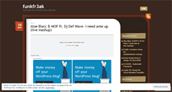 Desktop Screenshot of funkfr3ak.wordpress.com
