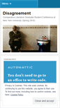 Mobile Screenshot of disagreement.wordpress.com
