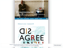 Tablet Screenshot of disagreement.wordpress.com